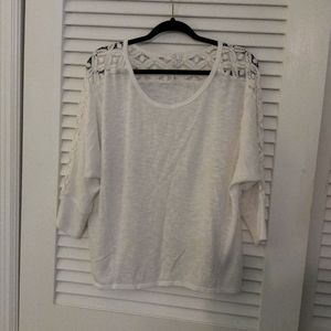 Sheer knit top